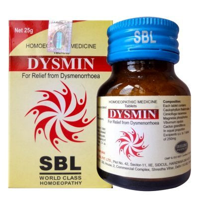 SBL Homeopathy Dysmin Tablets for Dysmenorrhoea