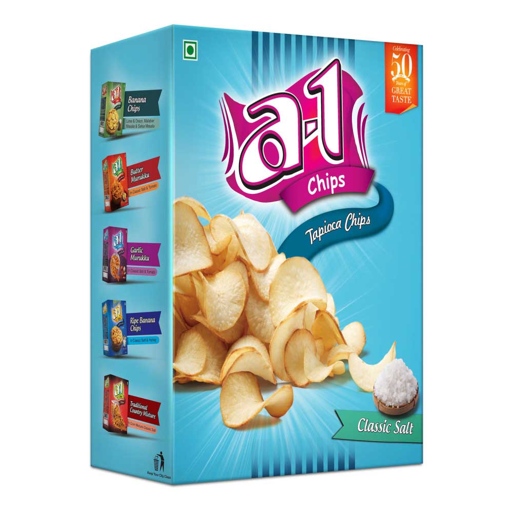 A-1 Chips Tapioca Chips Classic Salt