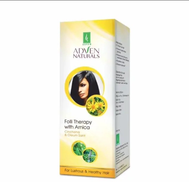Adven Naturals Folli Therapy with Arnica, Cinchona & Oleum Sant Medicated Oil