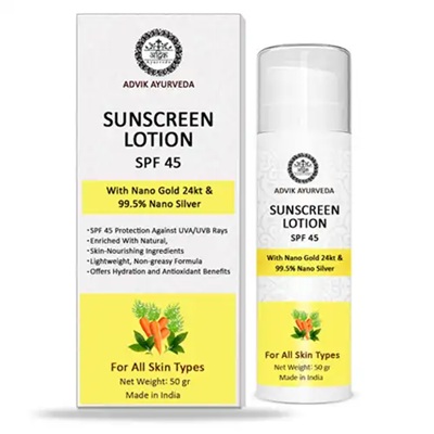 Advik Sunscreen Lotion (SPF 45)