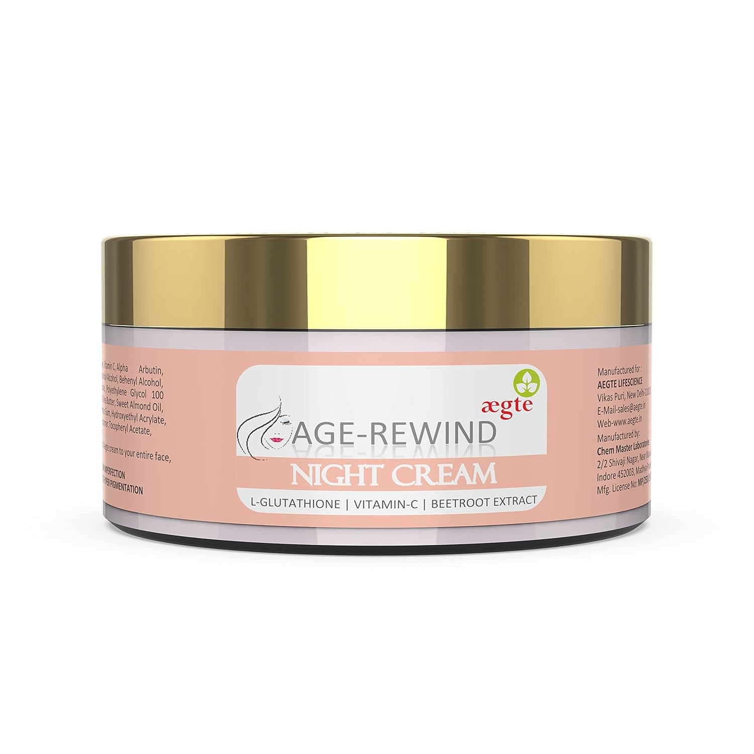 Agete Rewind L-Glutathione Skin Lightening Night Cream