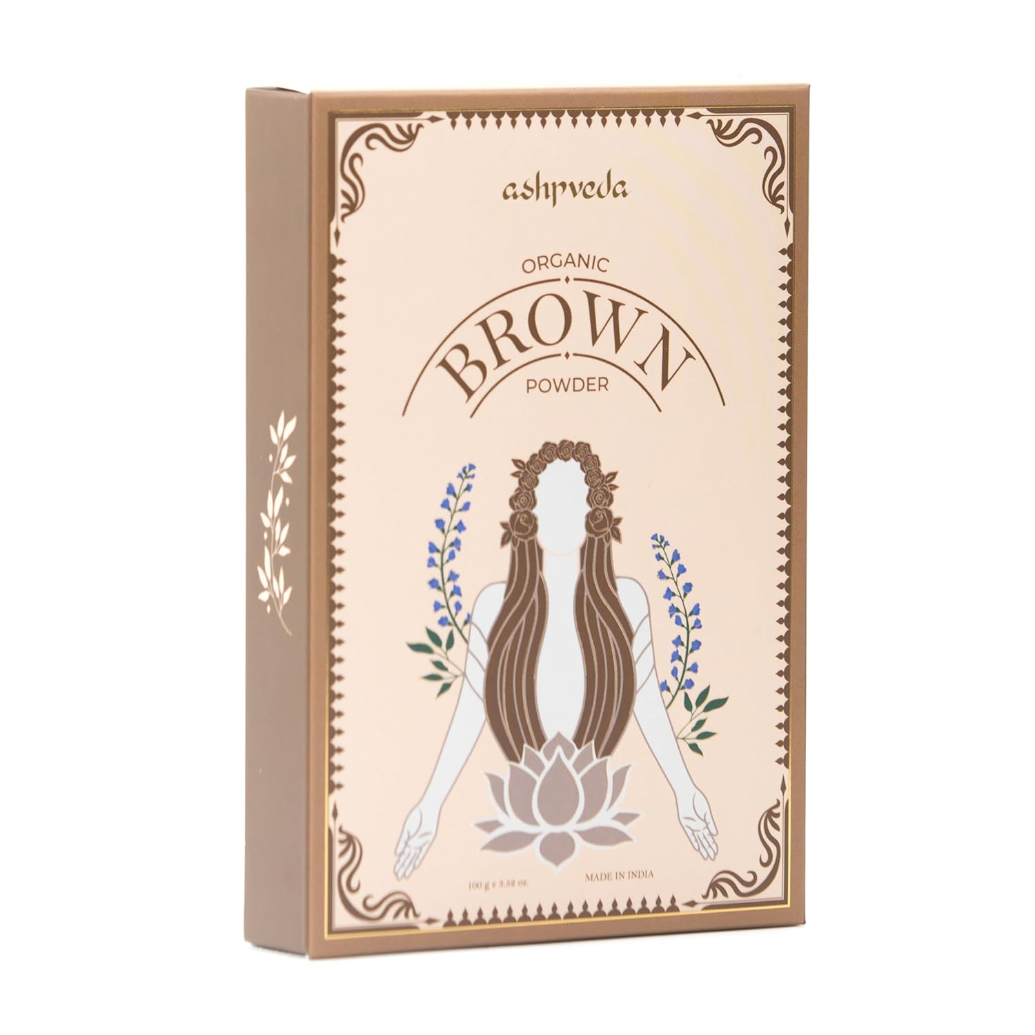 Ashpveda Organic Brown Hair Color Powder