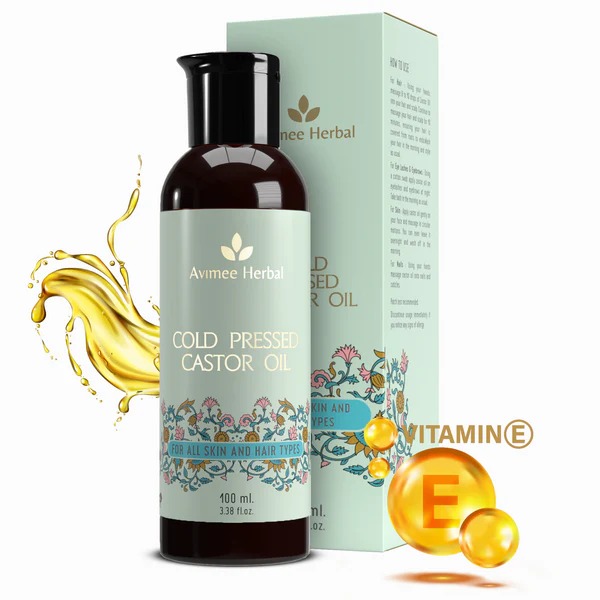 Avimee Herbal Cold Pressed Castor Oil For Hair Growth