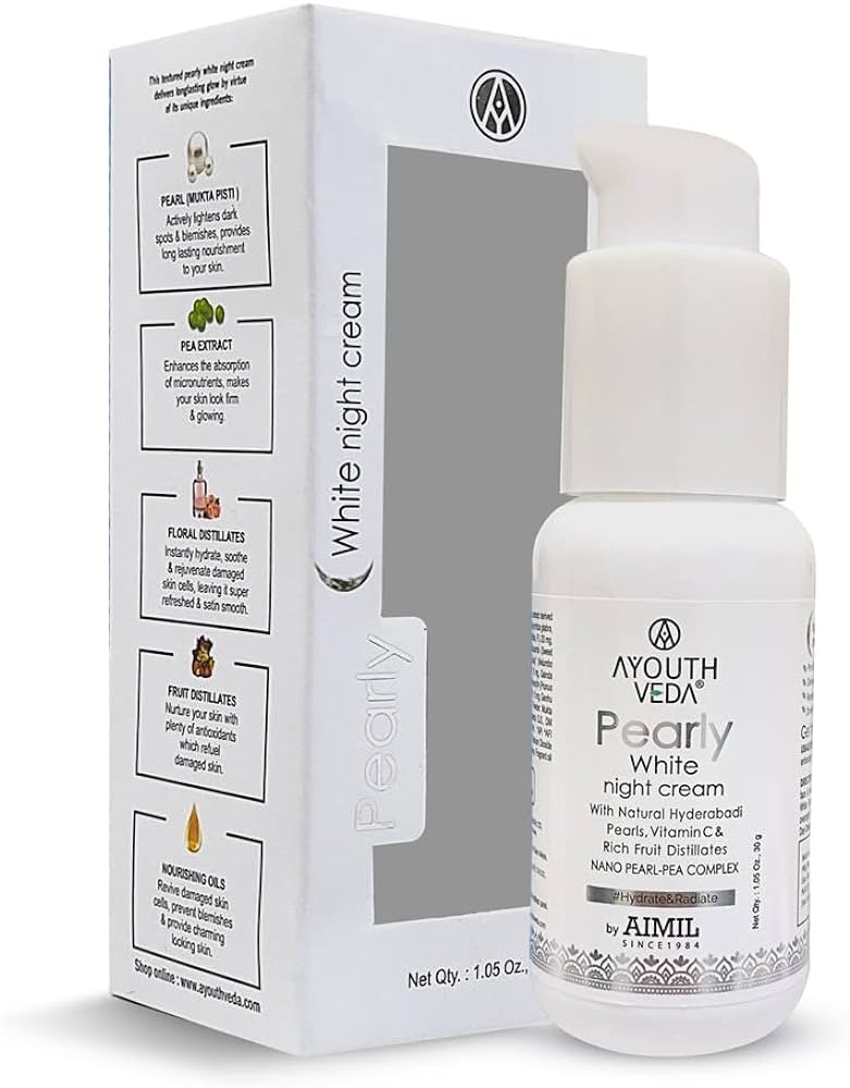 Ayouthveda Pearly White Night Cream