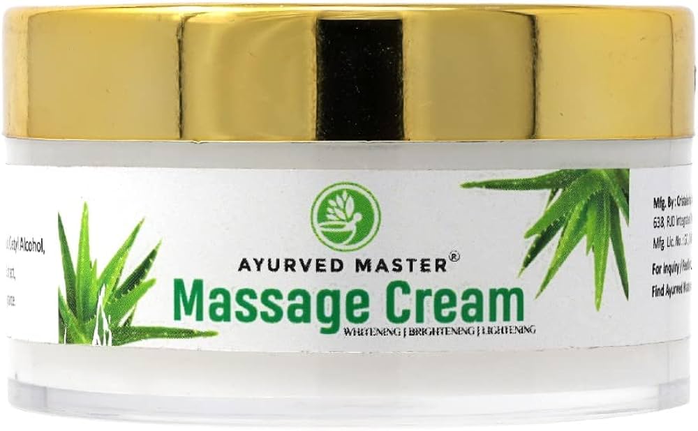 Ayurved Master Skin Brightening, Whitening and Lightening Herbal Face Massage Cream