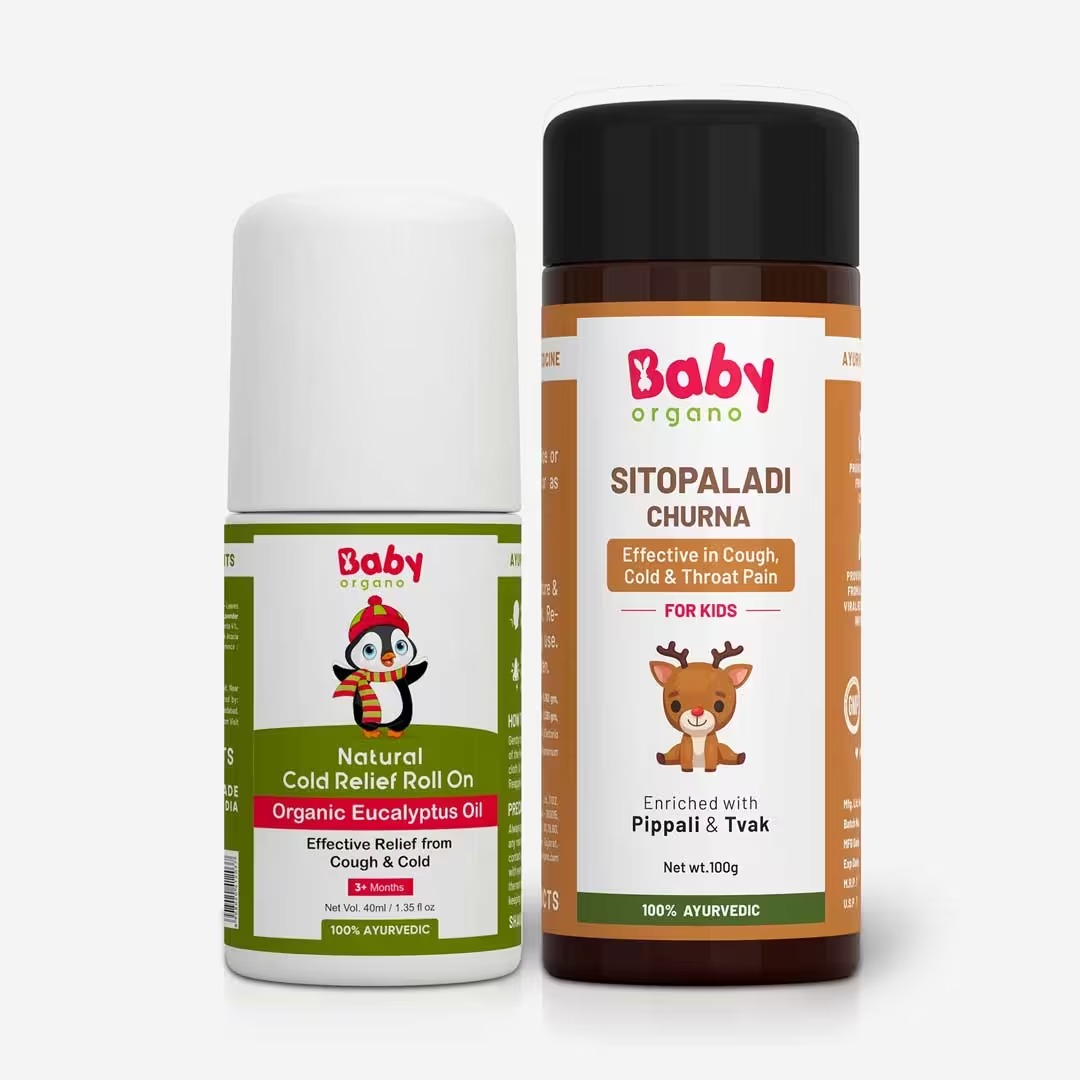 BabyOrgano Kid's Cold and Cough Relief Combo