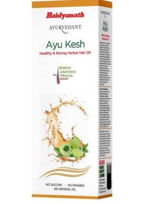 Baidyanath Ayu Kesh Healthy and Strong Herbal Hair Oil - Asli Ayurveda