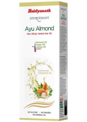 Baidyanath Ayurvedant Ayu Almond Non Sticky Herbal Hair Oil