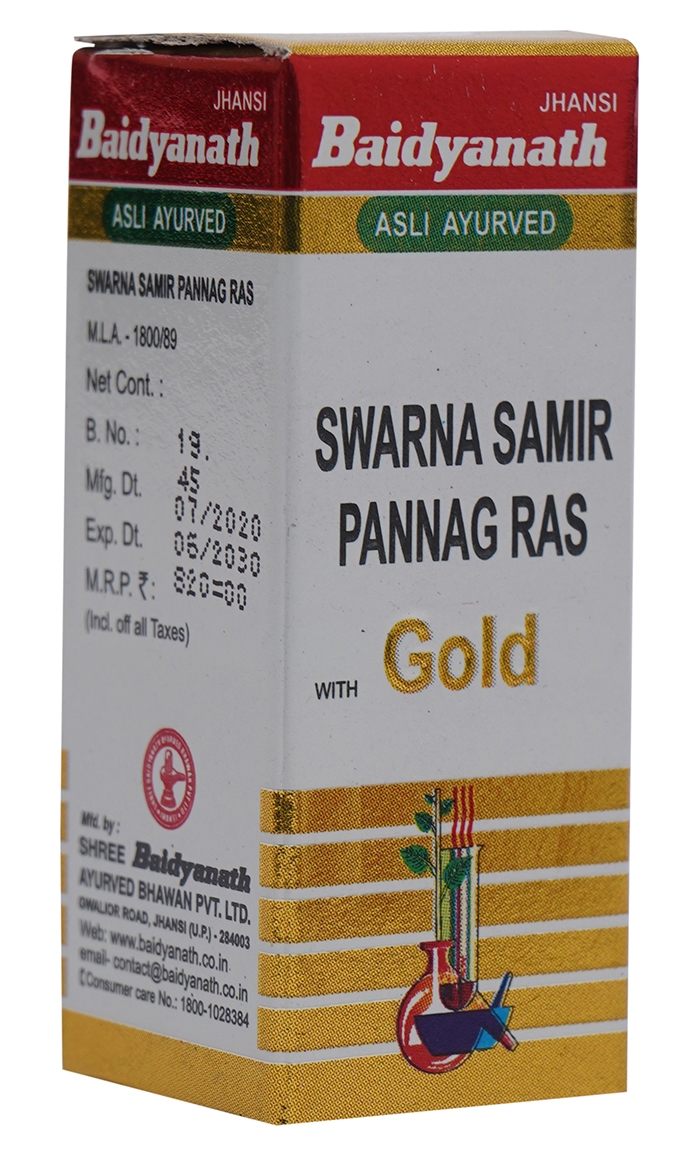 Baidyanath Swarna Samirpannag Ras - Asli ayurveda 