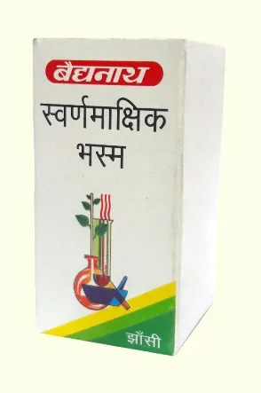 Baidyanath Swarna makshik Bhasma - Asli Ayurveda
