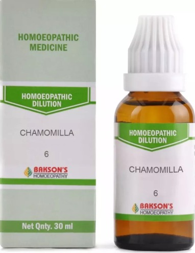 Bakson Homoeopathy Chamomilla Dilution 6CH