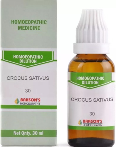 Bakson Homoeopathy Crocus Sativus Dilution 30CH