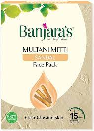 Banjara's Multani Mitti + Sandal Face Pack Powder