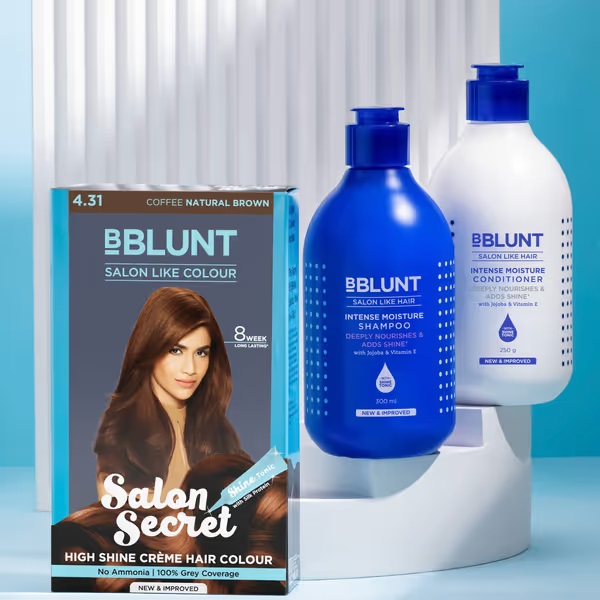 Bblunt Coffee Hair Color + Intense Moisture Combo