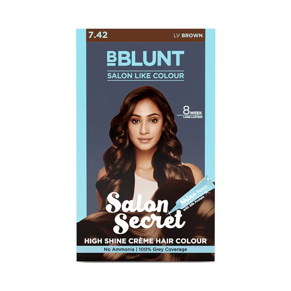 Bblunt Salon Secret High Shine Creme Hair Colour LV Brown