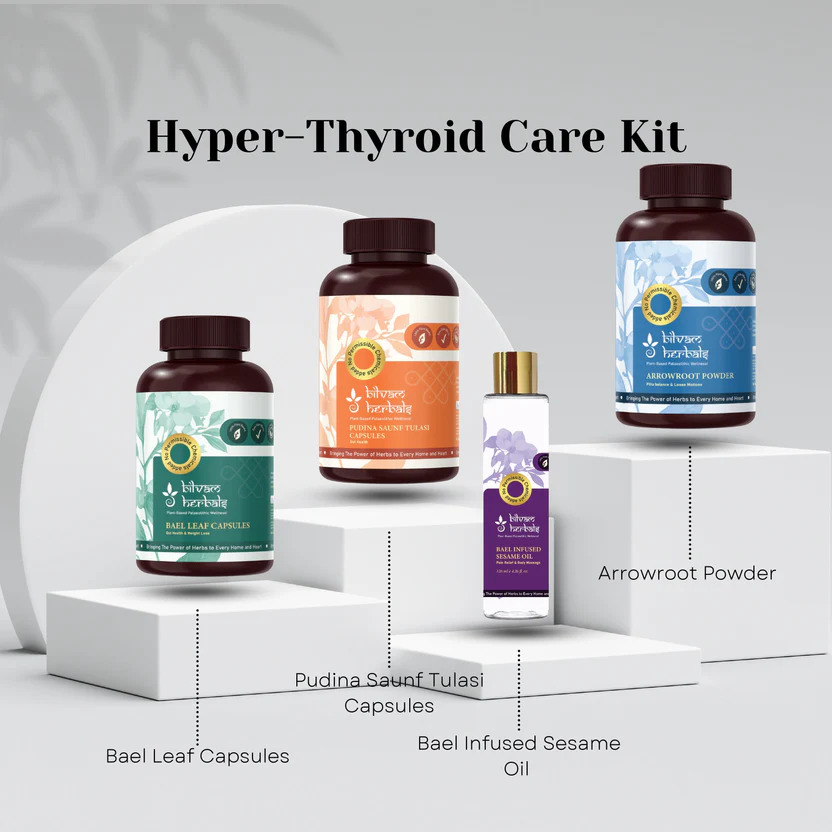 Bilvam Herbals Hyper-Thyroid Care Kit