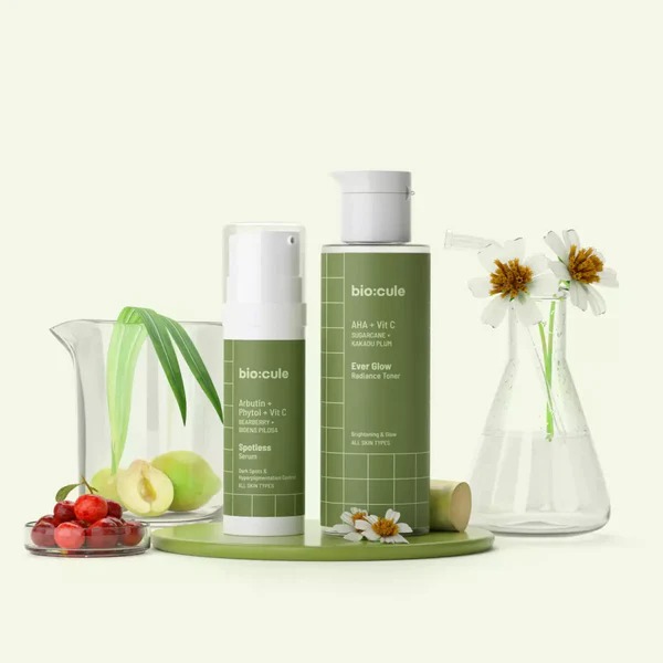 Biocule Spotless Serum + Ever Glow Toner for Dark Spots  combo