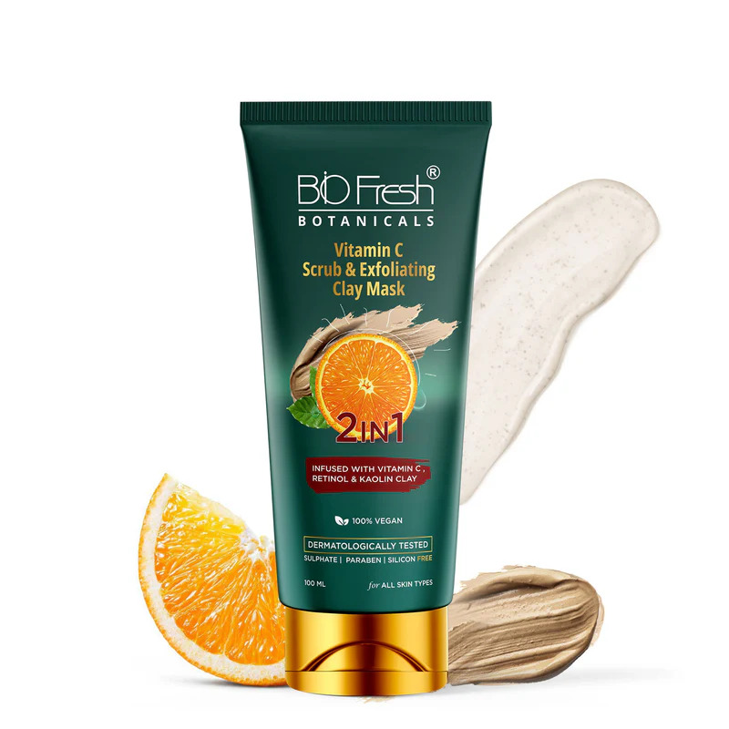 Biofreshbotanicals Vitamin C 2-in-1 Scrub & Exfoliating Clay Mask