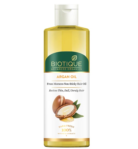 Biotique Argan Oil From Morocco Non Sticky Hair Oil