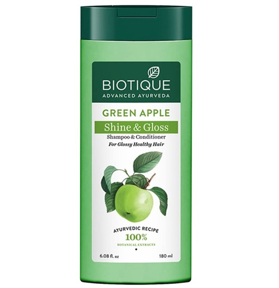 Biotique Green Apple Shine & Gloss Shampoo & Conditioner 