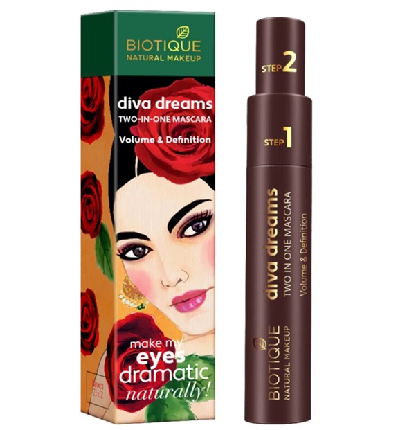 Biotique Natural Makeup Diva Dreams Two In One Mascara