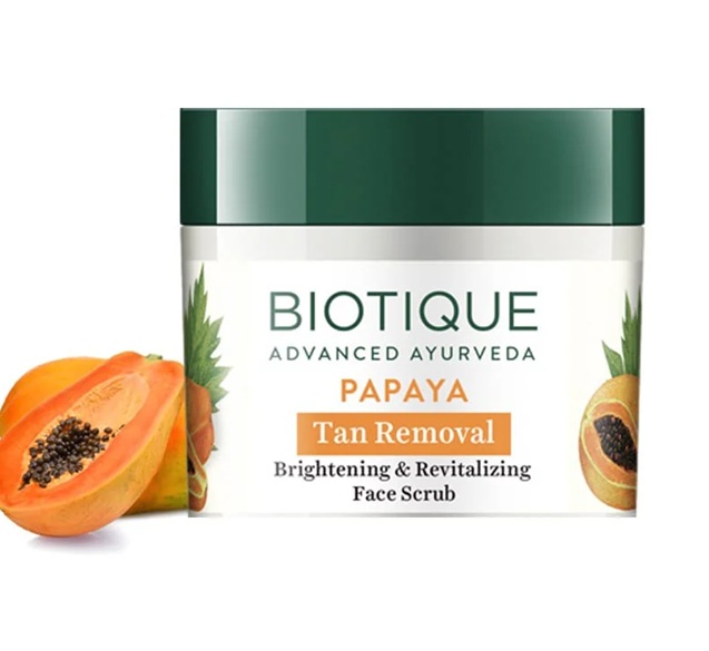 Biotique Papaya Tan Removal Brightening & Revitalizing Face Scrub