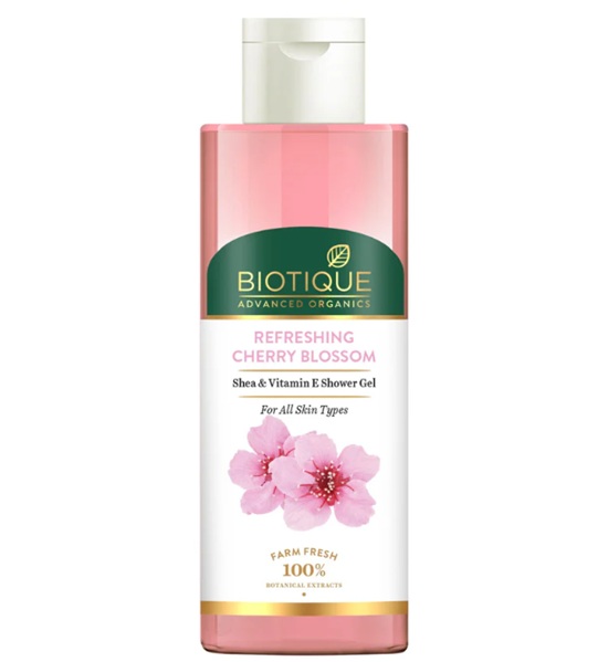 Biotique Refreshing Cherry Blossom Shea & Vitamin E Shower Gel