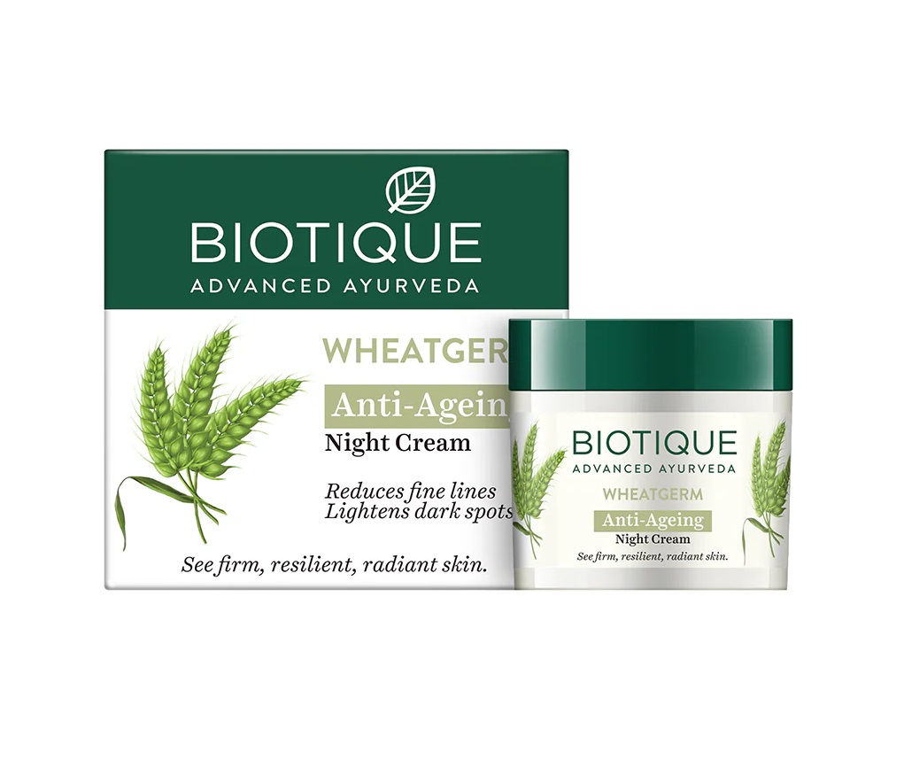 Biotique Wheatgerm Anti-Ageing Night Cream