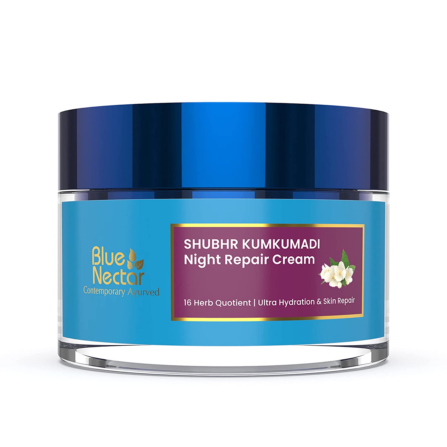Blue Nectar Shubhr Kumkumadi Night Repair Cream for Women