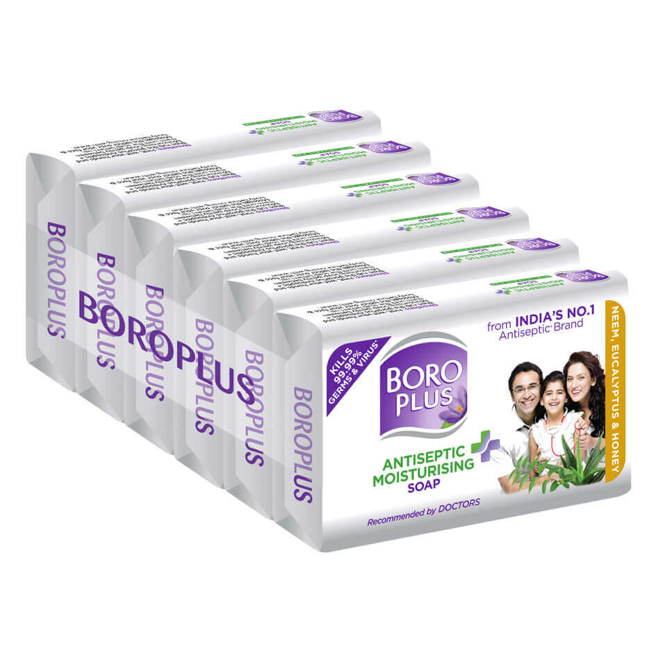 BoroPlus Antiseptic + Moisturing Soap with Neem, Eucalyptus & Honey