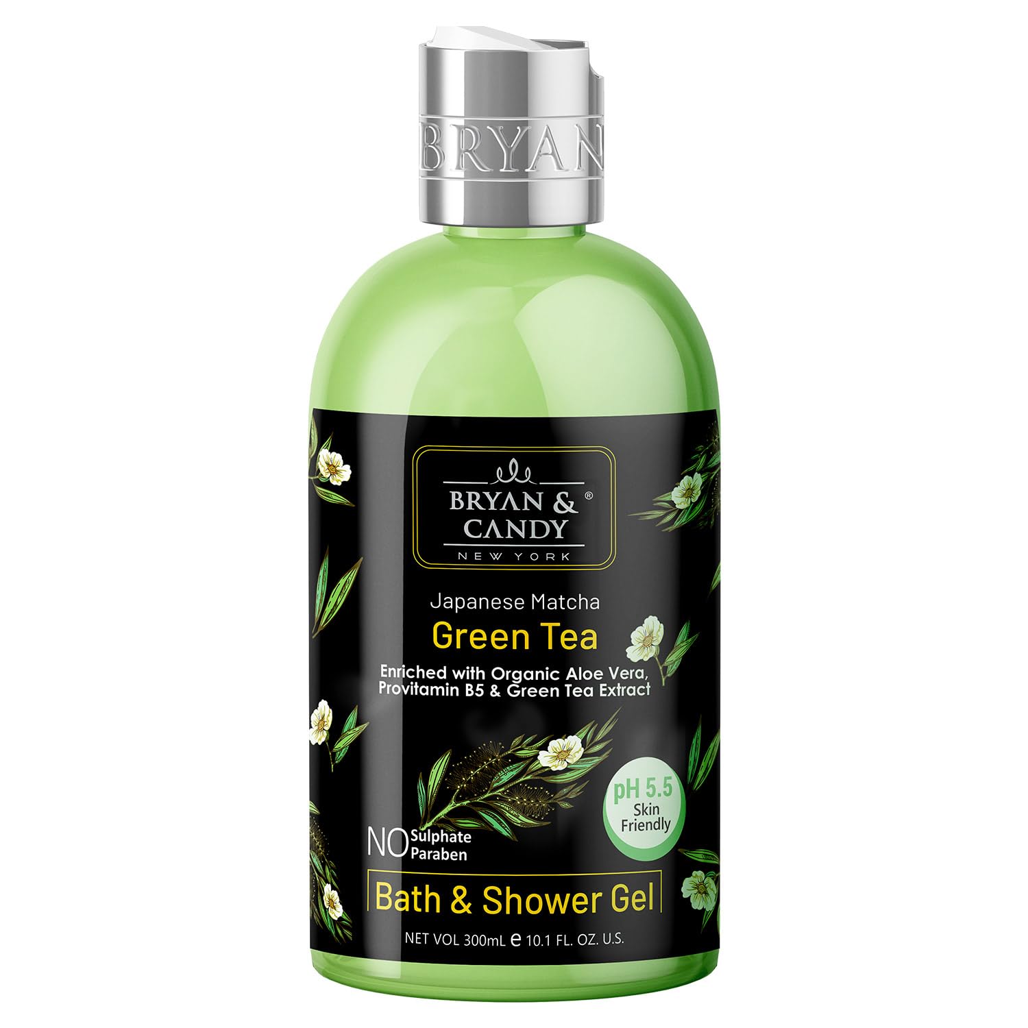 Bryan and Candy Green Tea Bath and Shower Gel