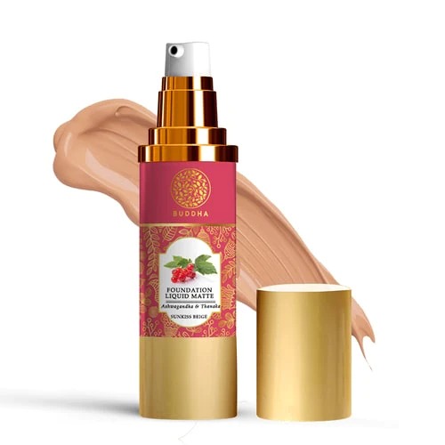 Buddha Natural Liquid Foundation Matte - Sunkiss Beige