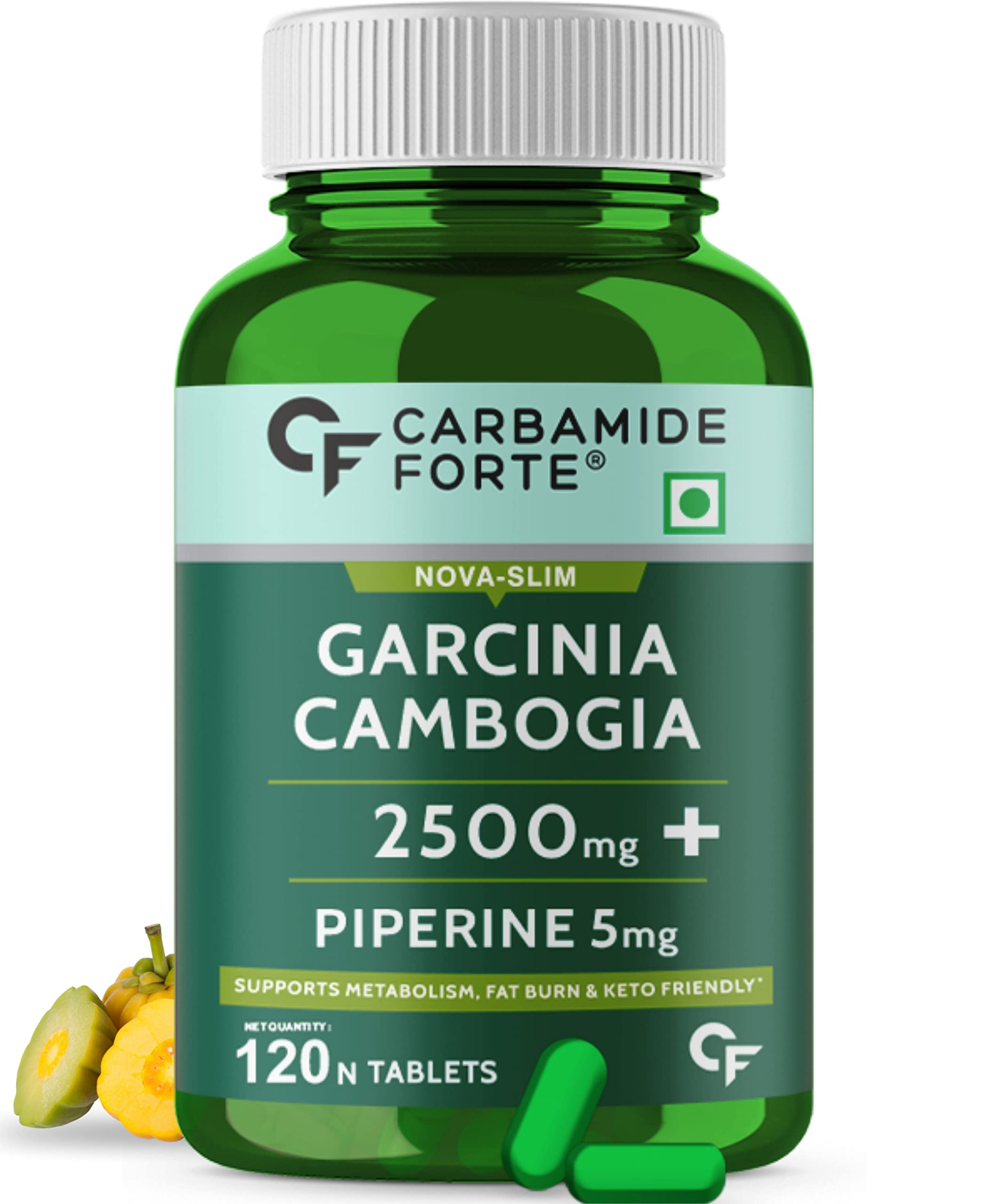 Carbamide Forte Garcinia Cambogia with Piperine for Metabolism & Weight Management - Tablet