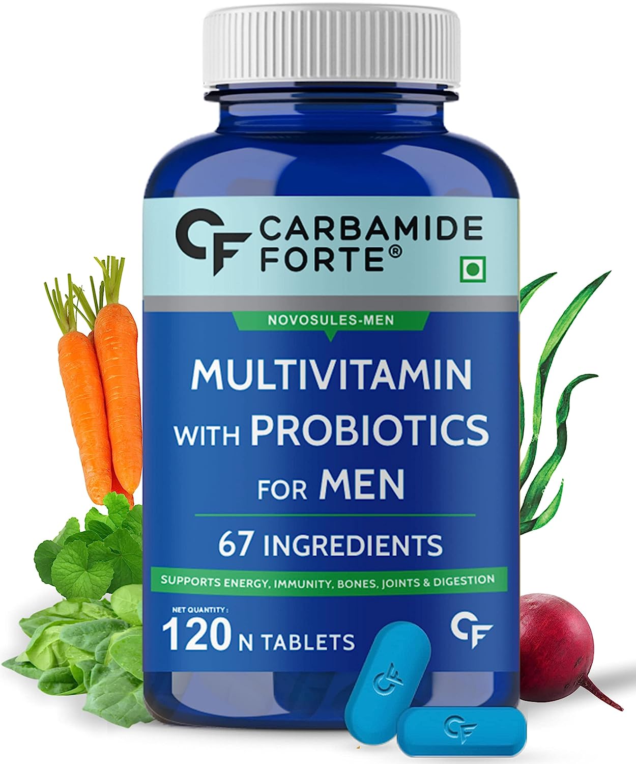 Carbamide Forte Multivitamin with Probiotics for Men- Tablets