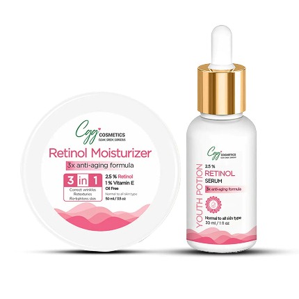 Cgg Cosmetics Retinol 3x Anti Aging Formula Combo 