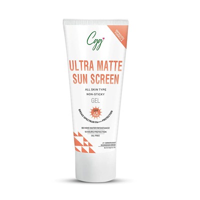 Cgg Cosmetics Ultra Matte Sunscreen Gel Spf 45