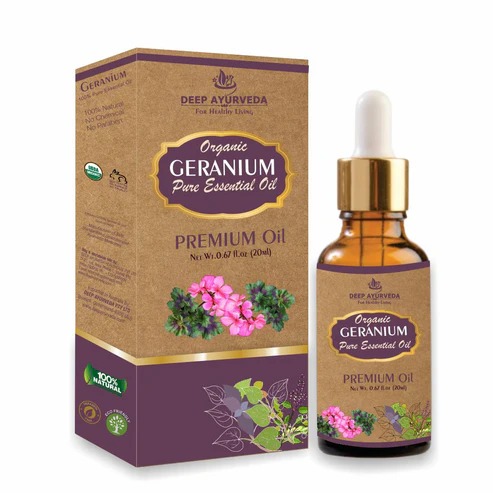 Deep Ayurveda Geranium Pure Essential Oil 