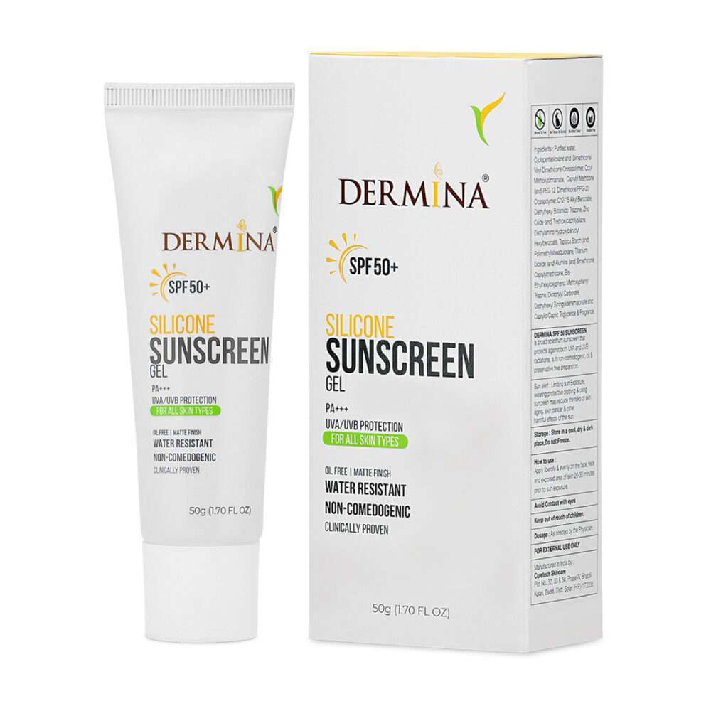 Dermina Silicone Sunscreen Gel SPF 50