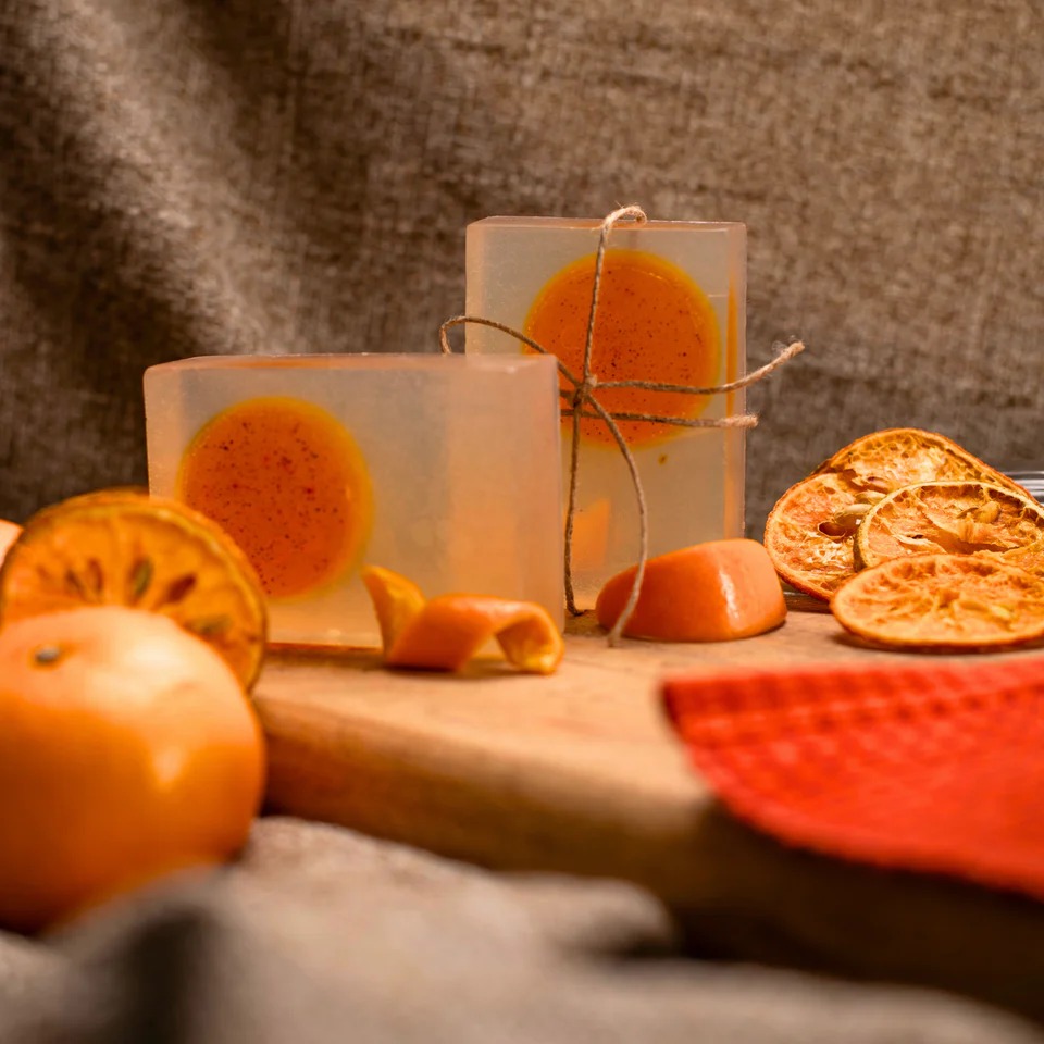 Desam Organics  Aloe Vera Tangerine Natural Skincare Soap