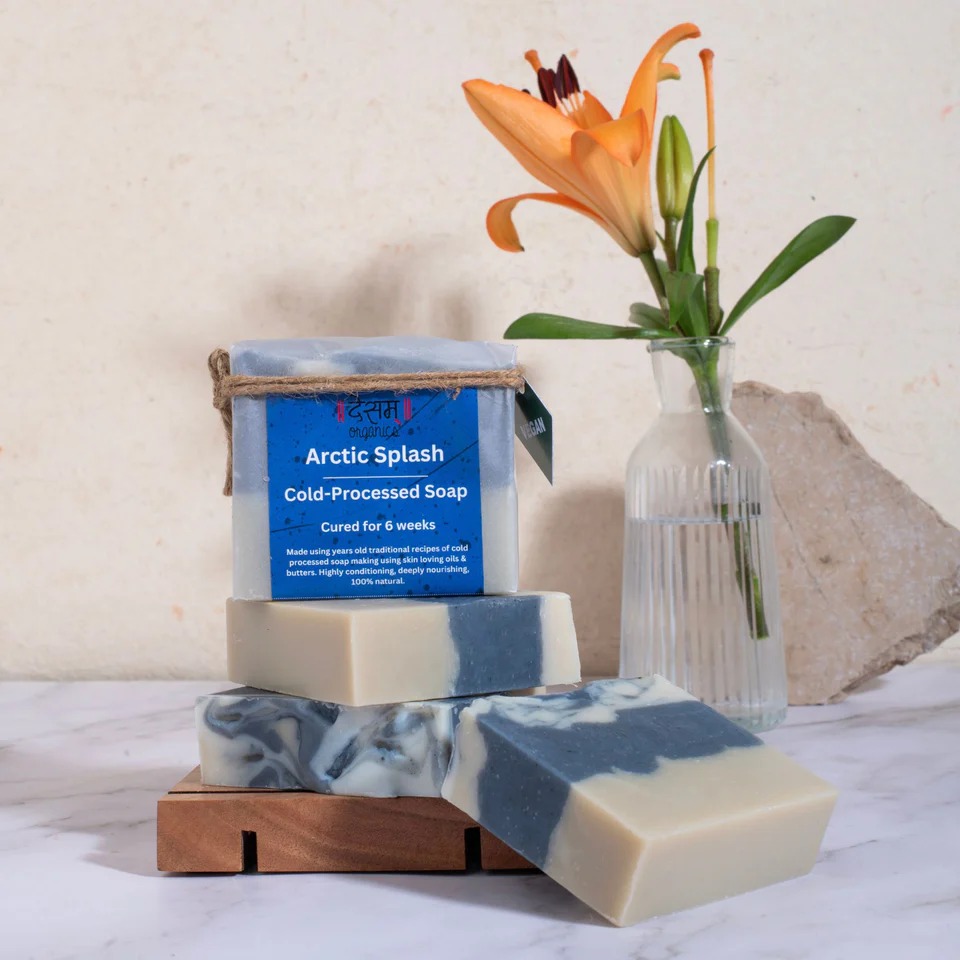 Desam Organics Arctic Splash Cold Process Artisanal Soap