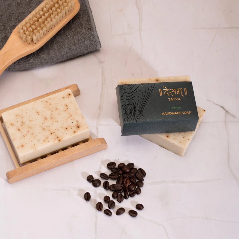 Desam Organics Coffee Scrub Organic Handmade Soap Bar