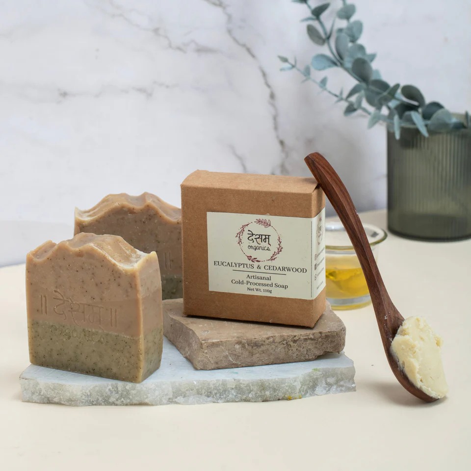 Desam Organics Euclyptus & Cedarwood Artisanal Cold Process Soap