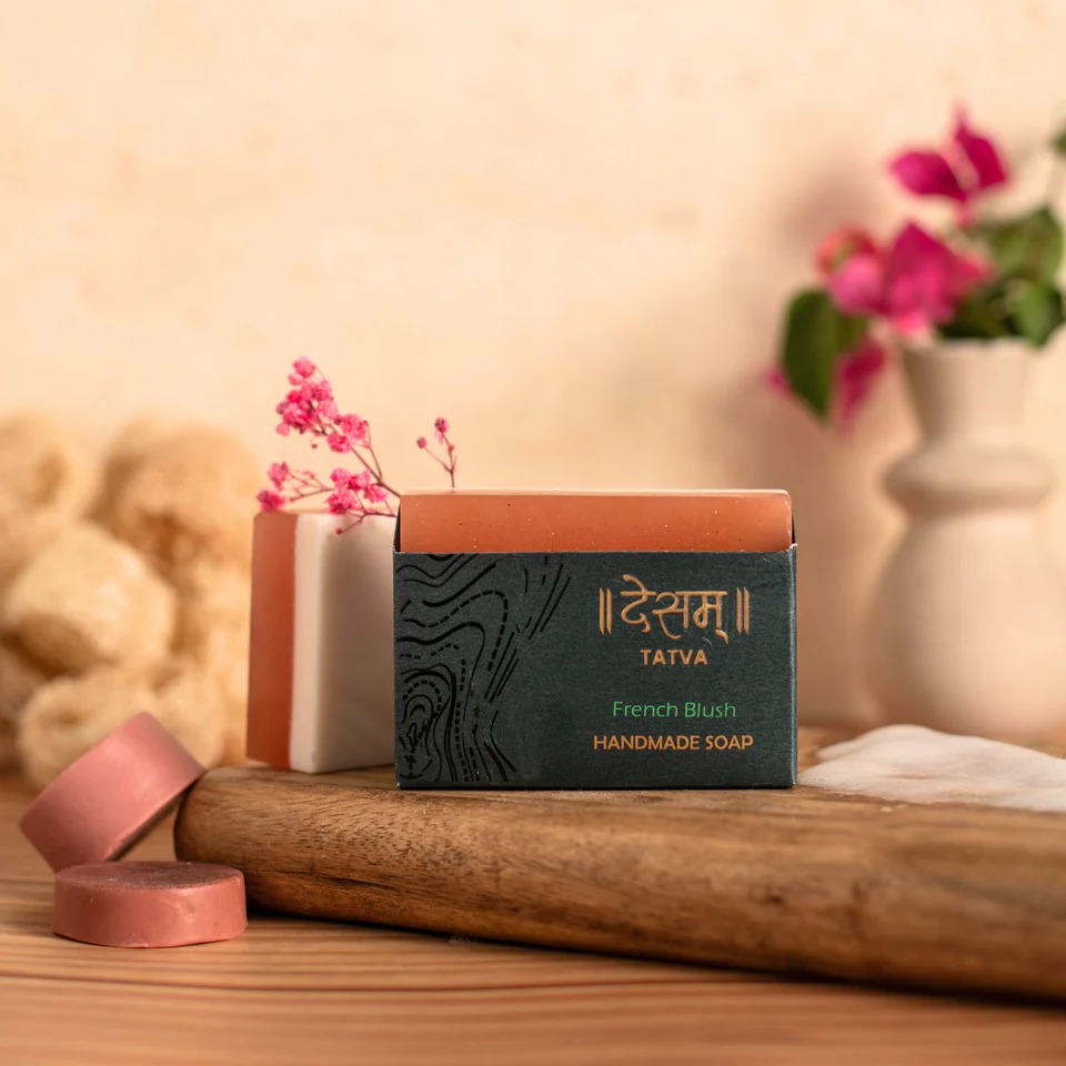 Desam Organics French Blush Natural Handmade Skincare Soap
