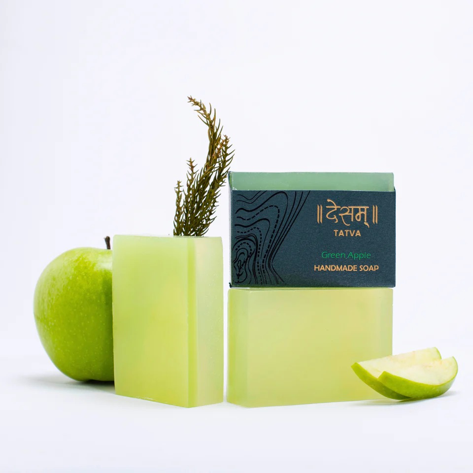 Desam Organics  Green Apple Handmade Skincare Soap