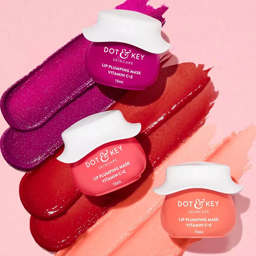 Dot & Key Vitamin C + E Lip Plumping Mask Kit