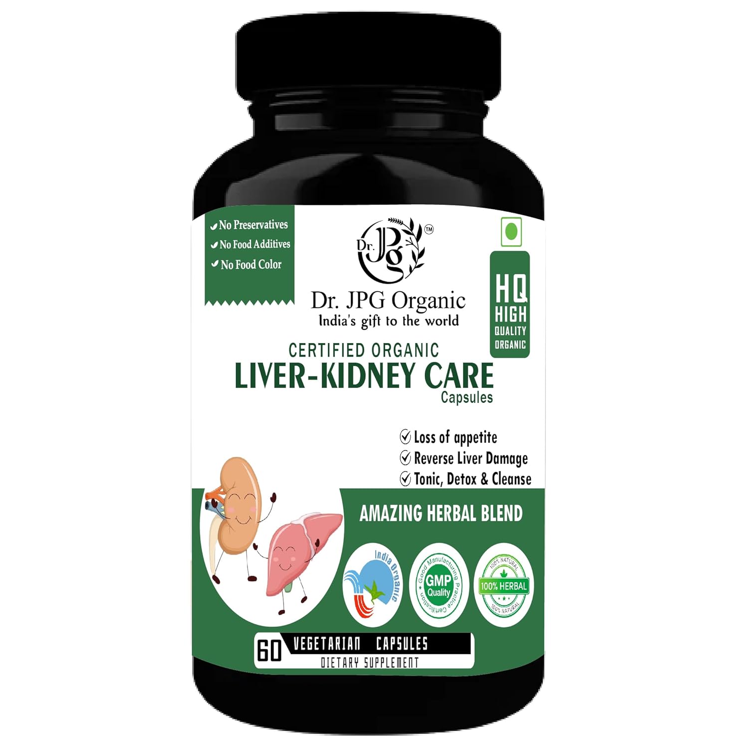 Dr. JPG Organic Liver & Kidney Care capsule