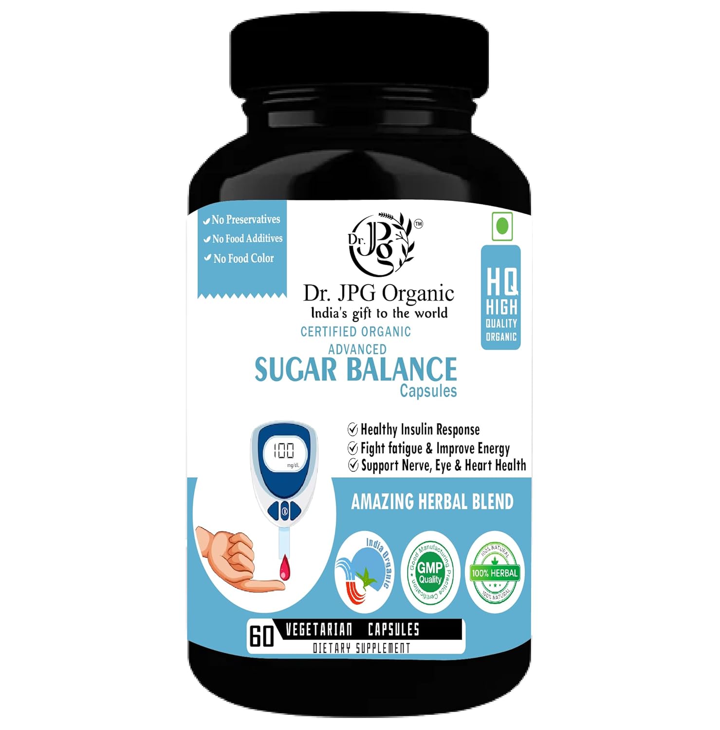 Dr. JPG Organic Sugar Balance capsule