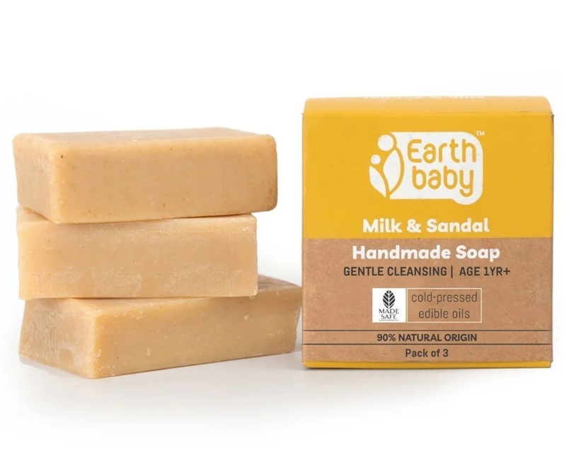 Earthbaby Handmade Milk & Sandal Soap
