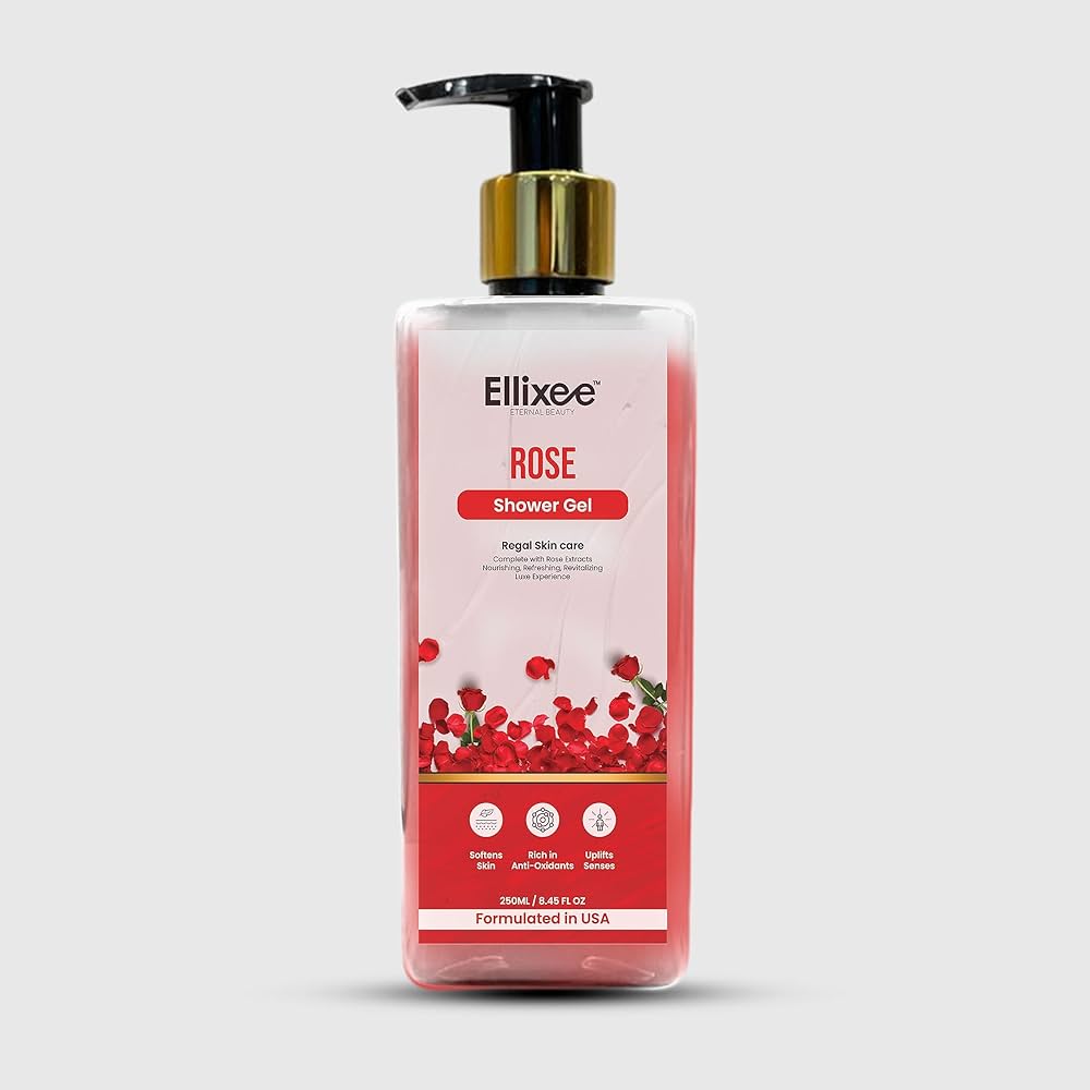 Ellixee Rose Shower Gel
