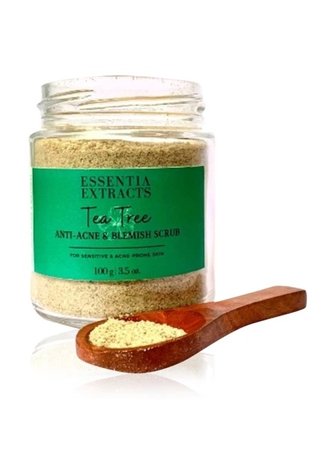 Essentia Extracts Tea Tree Face & Body Exfoliating Scrub